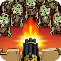 Взломанная Zombie War Idle Defense Game (Зомби Война)  [МОД Бесконечные деньги] - полная версия apk на Андроид
