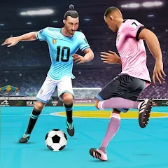 Взломанная Indoor Futsal: Football Games (Индор Футзал)  [МОД Много денег] - полная версия apk на Андроид