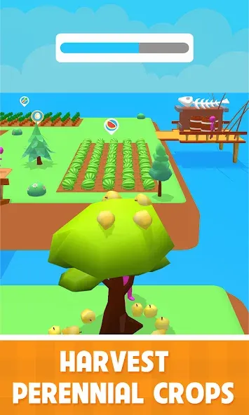 Family Farm Land 3D (Фарм Фэмили 3Д)  [МОД Много монет] Screenshot 1