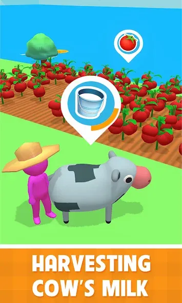 Family Farm Land 3D (Фарм Фэмили 3Д)  [МОД Много монет] Screenshot 2