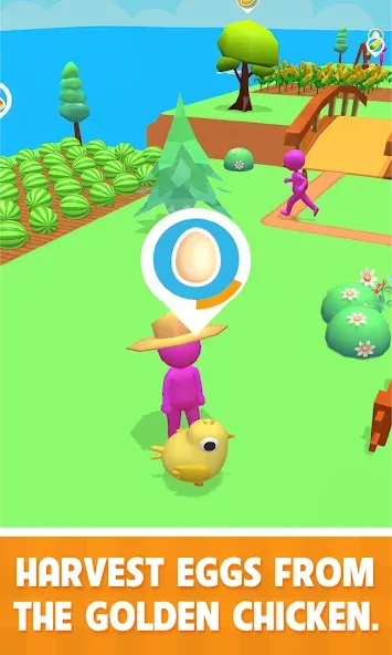 Family Farm Land 3D (Фарм Фэмили 3Д)  [МОД Много монет] Screenshot 3