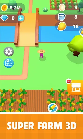 Family Farm Land 3D (Фарм Фэмили 3Д)  [МОД Много монет] Screenshot 5