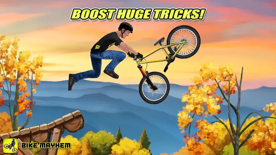 Bike Mayhem Free (Байк Мейхем Фри)  [МОД Бесконечные монеты] Screenshot 2