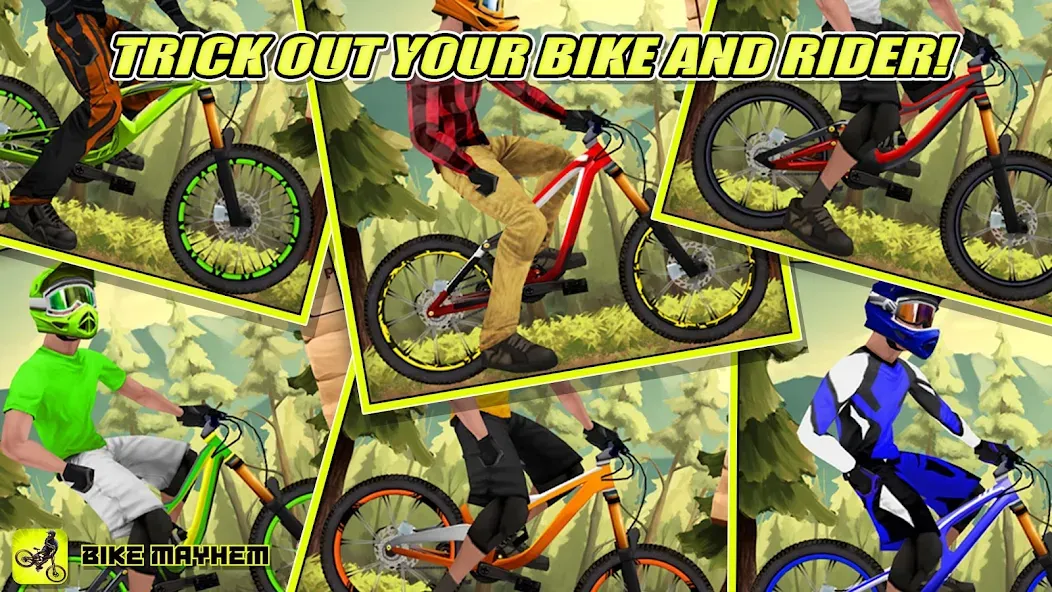 Bike Mayhem Free (Байк Мейхем Фри)  [МОД Бесконечные монеты] Screenshot 3