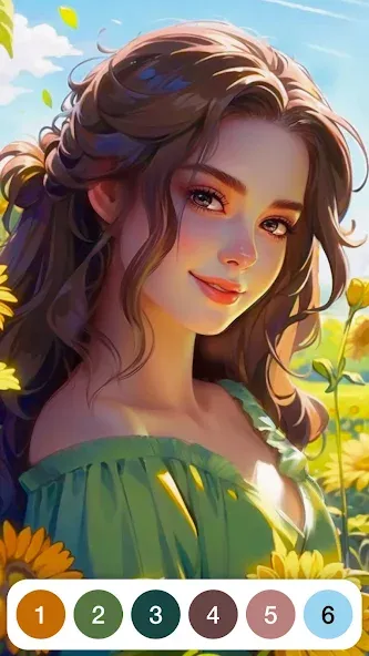 Paint by Number: Coloring Game  [МОД Бесконечные монеты] Screenshot 2