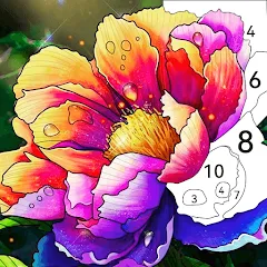 Скачать взлом Tap Color by Number - Coloring  [МОД Много монет] - полная версия apk на Андроид