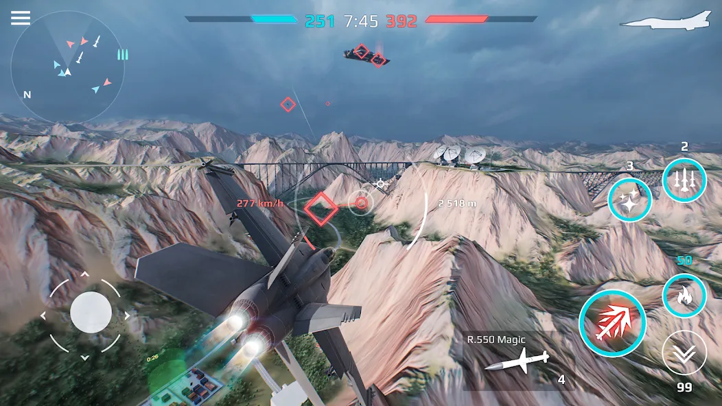 Sky Combat: War Planes Online (Скай Комбат)  [МОД Много денег] Screenshot 2