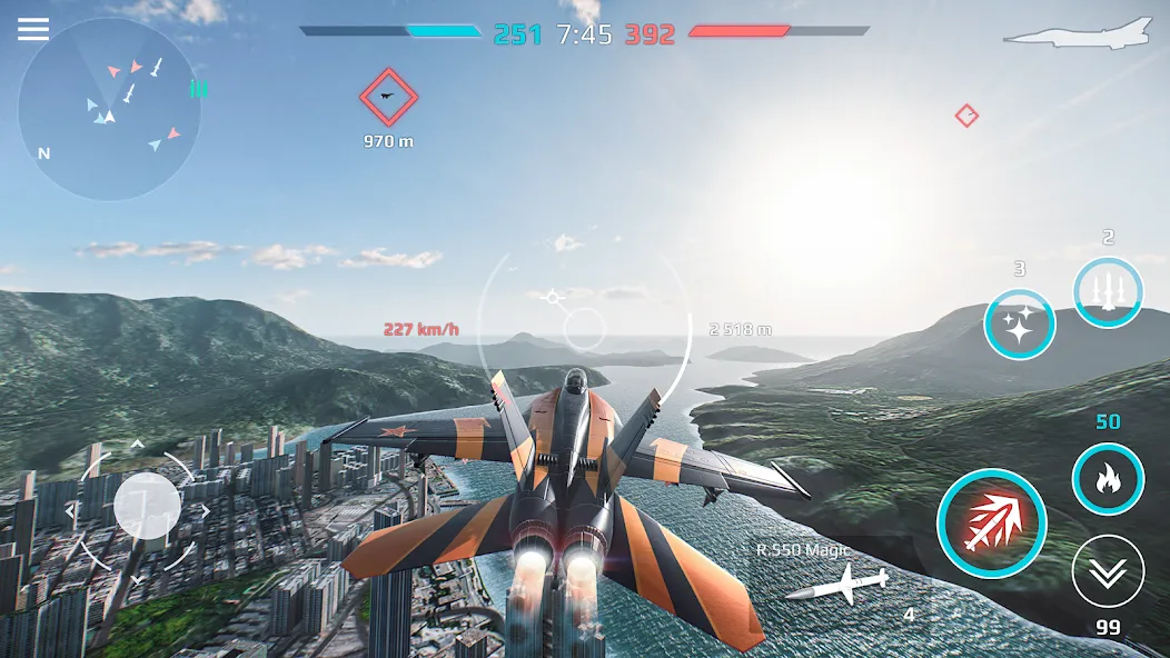 Sky Combat: War Planes Online (Скай Комбат)  [МОД Много денег] Screenshot 5