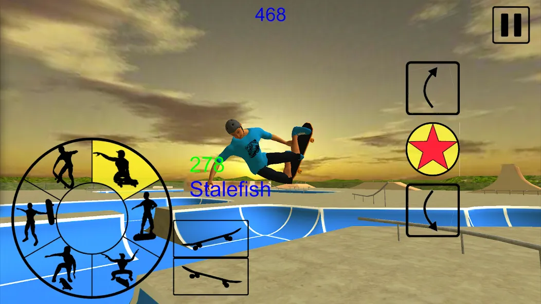 Skating Freestyle Extreme 3D (Скейтбординг Фристайл Экстрим 3D)  [МОД Меню] Screenshot 4