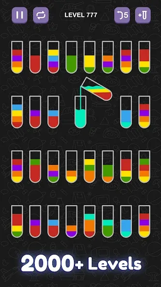 Water Sort Puzzle - Sort Color  [МОД Unlocked] Screenshot 2